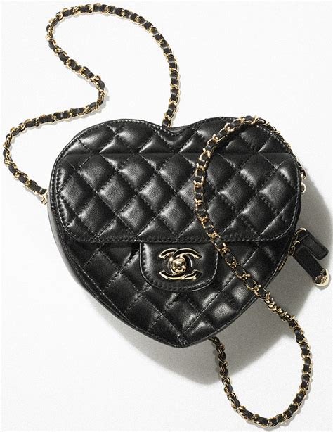 chanel bag with heart|chanel heart shaped bag.